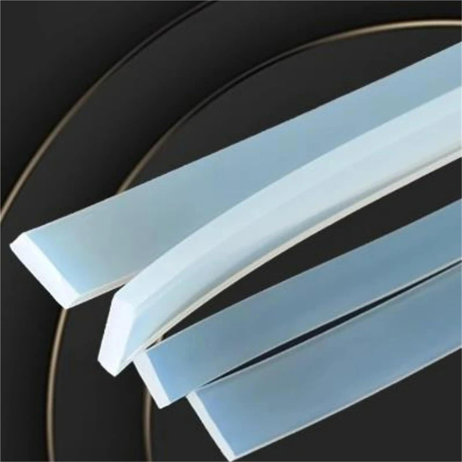 Tira de sellado de silicona, resistente al aceite, antideslizante, absorbe los golpes para el hogar, cocina, aplicaciones automotrices, compatibilidad con altas temperaturas