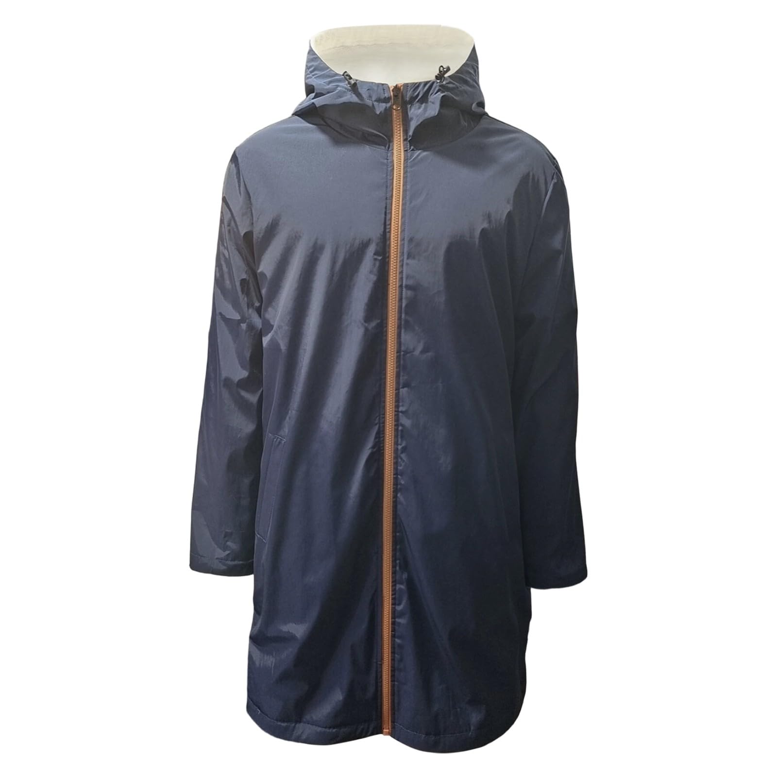 Veste Homme Polaire - Veste Polaire réversible à Capuche, Coupe-Vent, Thermique, zippée, Toutes Saisons, pour activités de Plein air et Tenue décontractée