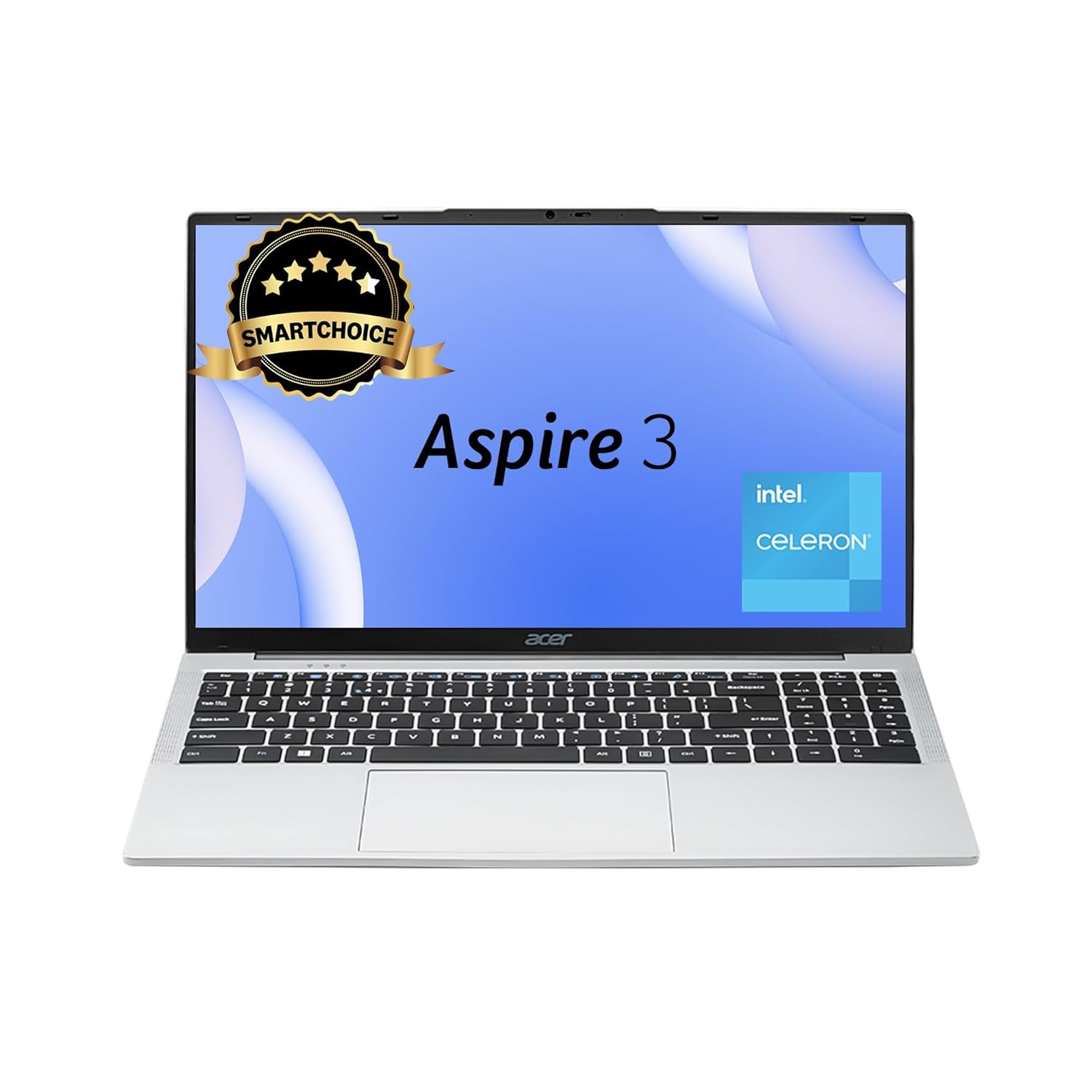 acer Aspire 3, Intel Core Celeron N4500, 12GB LPDDR4X RAM, 512GB SSD, HD, 15.6