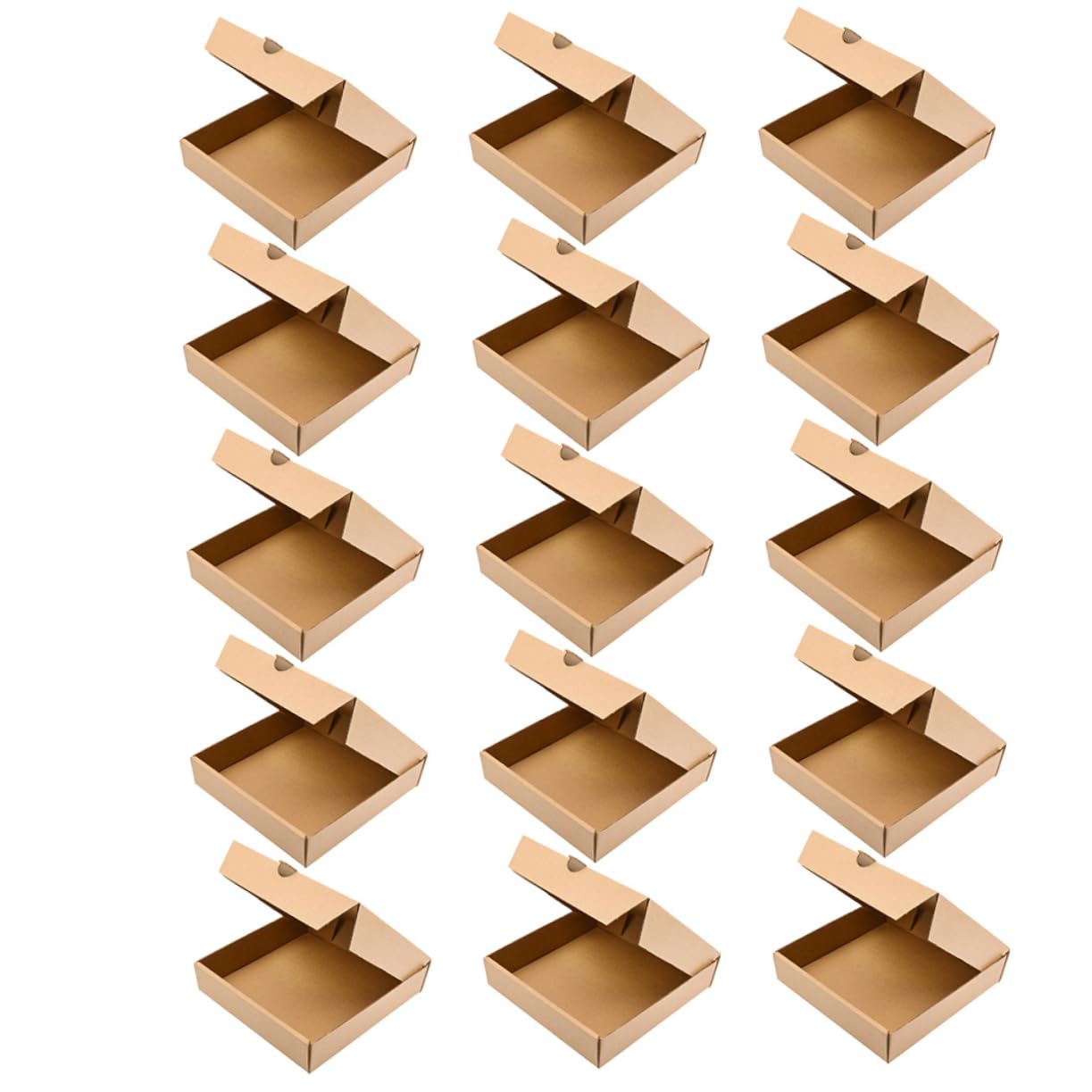 IMIKEYA 15 Scatole Per Cottura Forniture Per Cottura Piccole Scatole Per Pizza Scatole Per Cibo Marrone Kraft Contenitori Per Pizza Scatole Per Pizza In Cartone