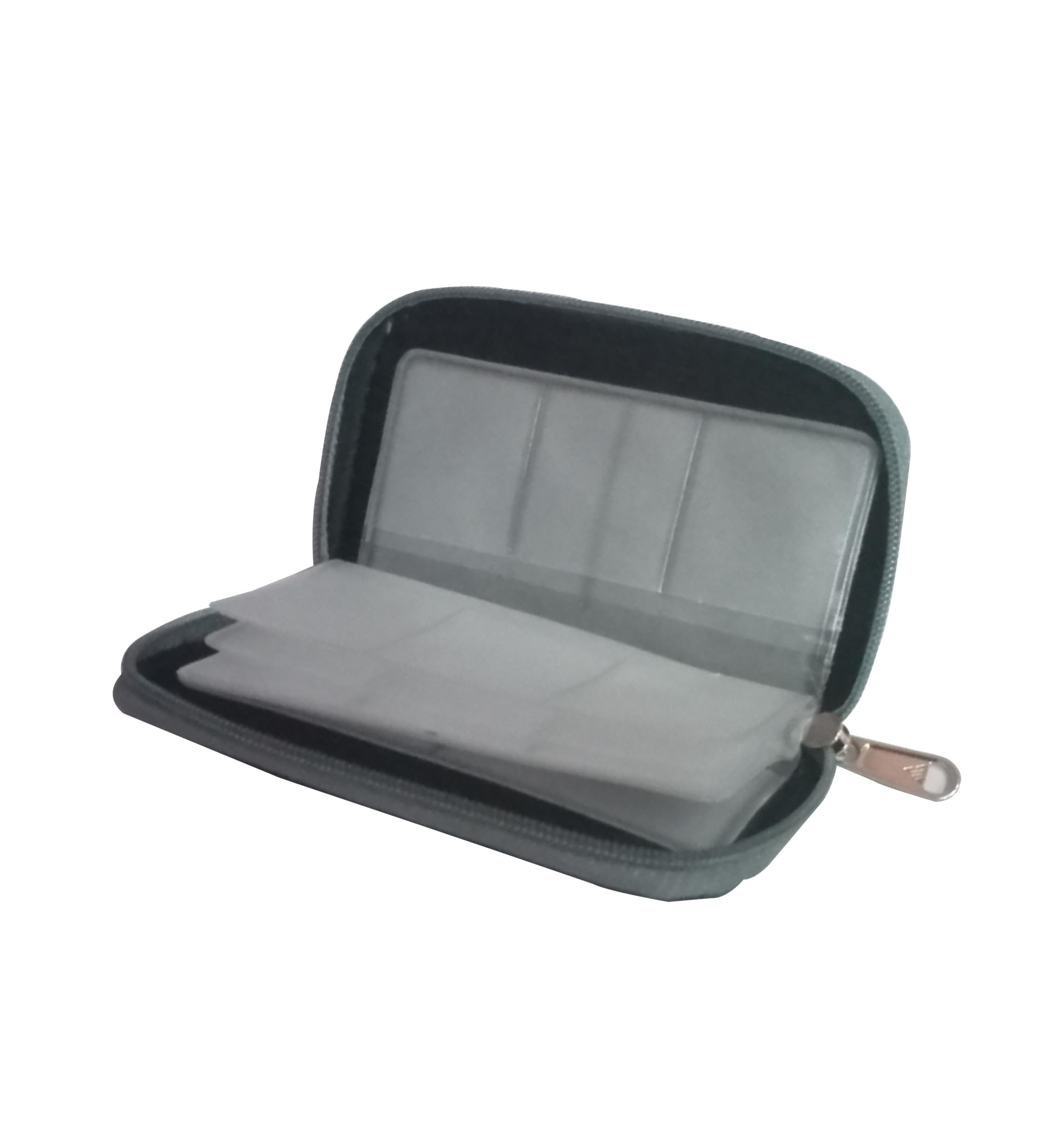 FLYING COLLECTION Portable Memory Card Storage Wallet Protective 22 Slots Sd Card Carrying Case - Soft Grey-image-34