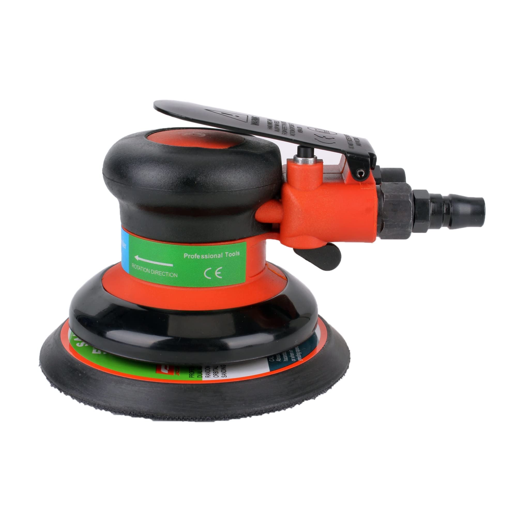 LNHHG Random Orbital Sander Pneumatic Air Grinder，125mm Vacuum Eccentric Polishing/Grinding Machine Tools