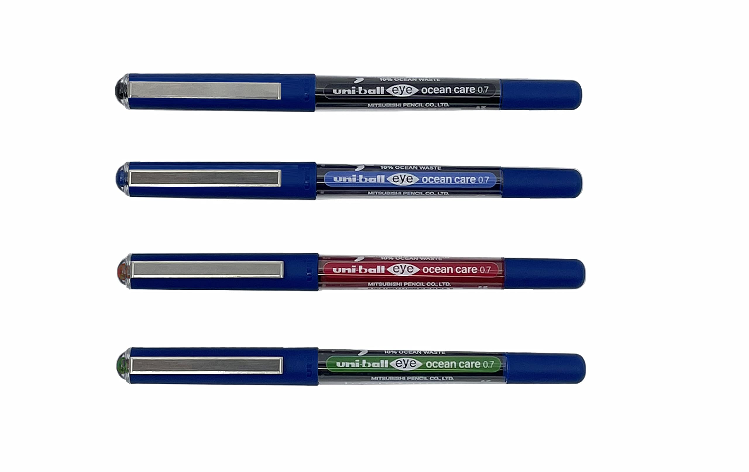 uni-ball Eye Ocean Care UB-157ROP Green Rollerball Pens. Fine 0.7mm Ballpoint Tip for Super Smooth Writing Drawing, Art - Image 2