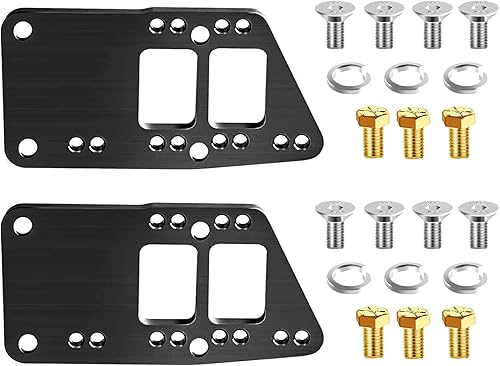 Miniatura 6 de Para LS Swap Motores Adaptadores Placas Adaptadoras - para Vehículo SBC a Motor LS Ajustable Universal LS Conversión Swap Soporte Pequeño Bloque