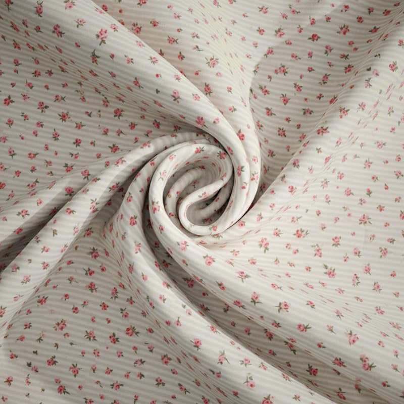 Image of Utopia Bedding Poly Cotton Floral King Size Bedsheet Set with Bedsheet & 2 Pillow Covers, Ultra Soft Cotton(Pink) 275x275 CM
