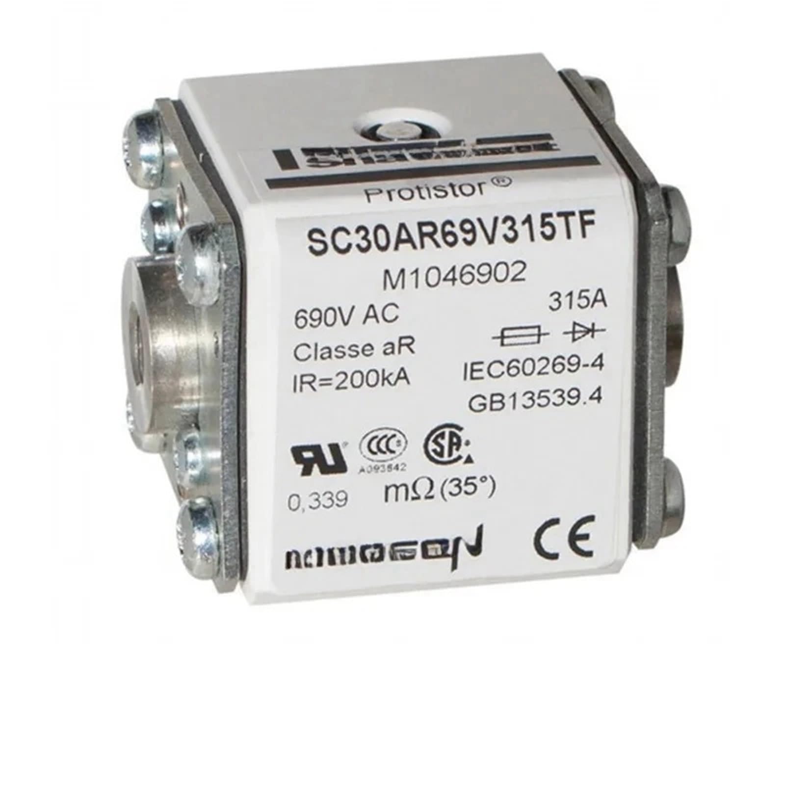 Fuse SC30AR69V160TIU cartouche fusible industrielle 690V