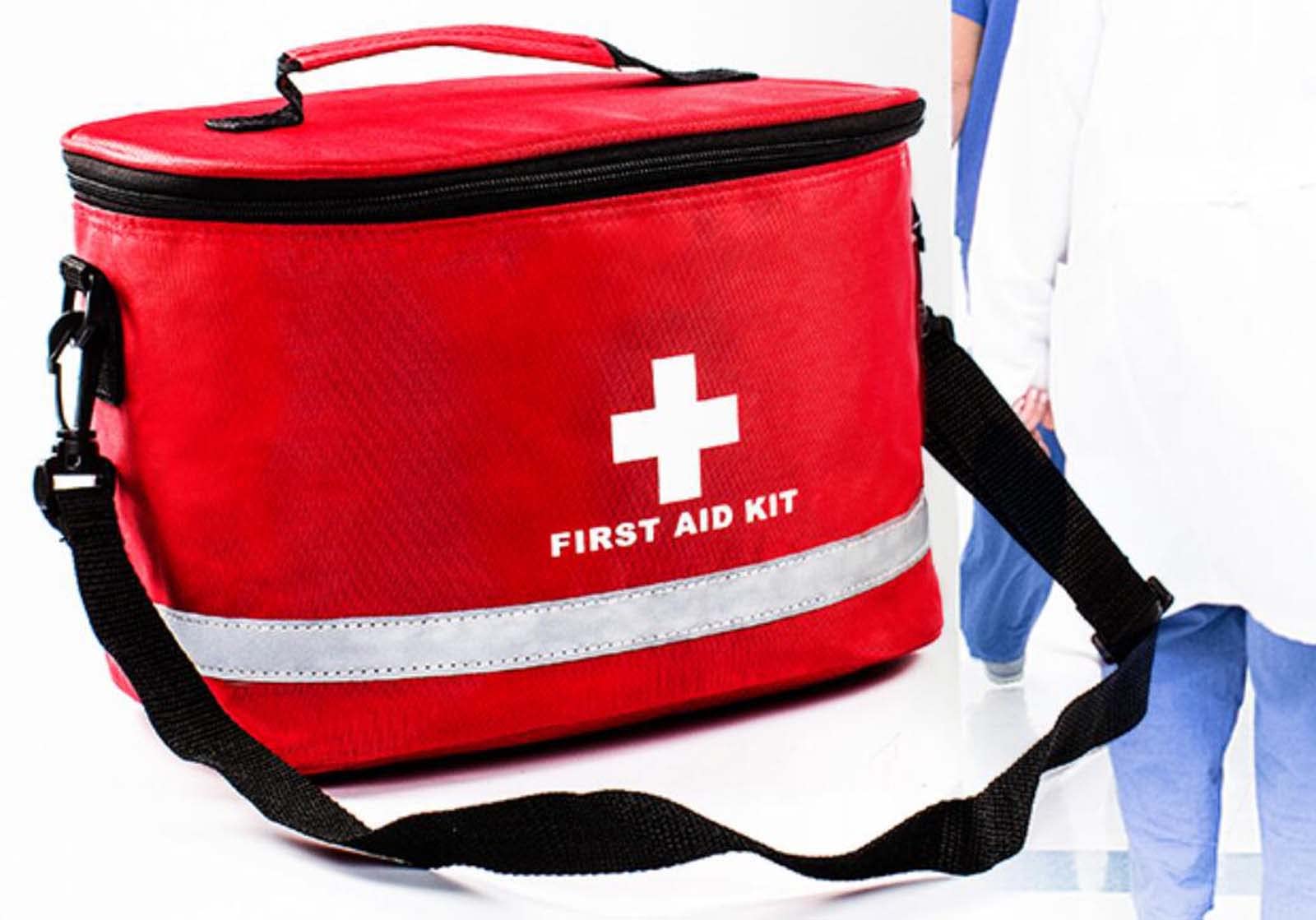 First Aid Kit for Family Emergency Care, Large Home Outdoor Travel Portable Emergency Kit
