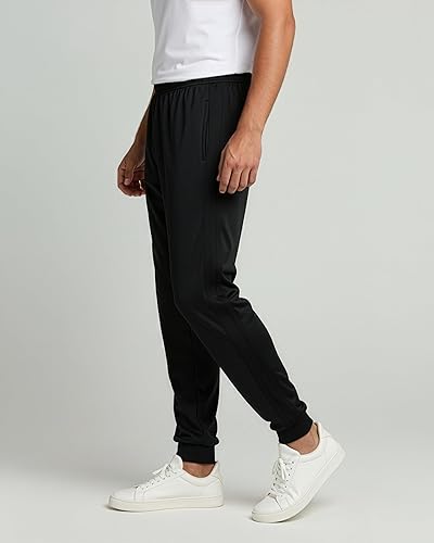 Miniatura 5 de Real Essentials - Paquete de 3 Pantalones deportivos estilo casual con bolsillos para hombre