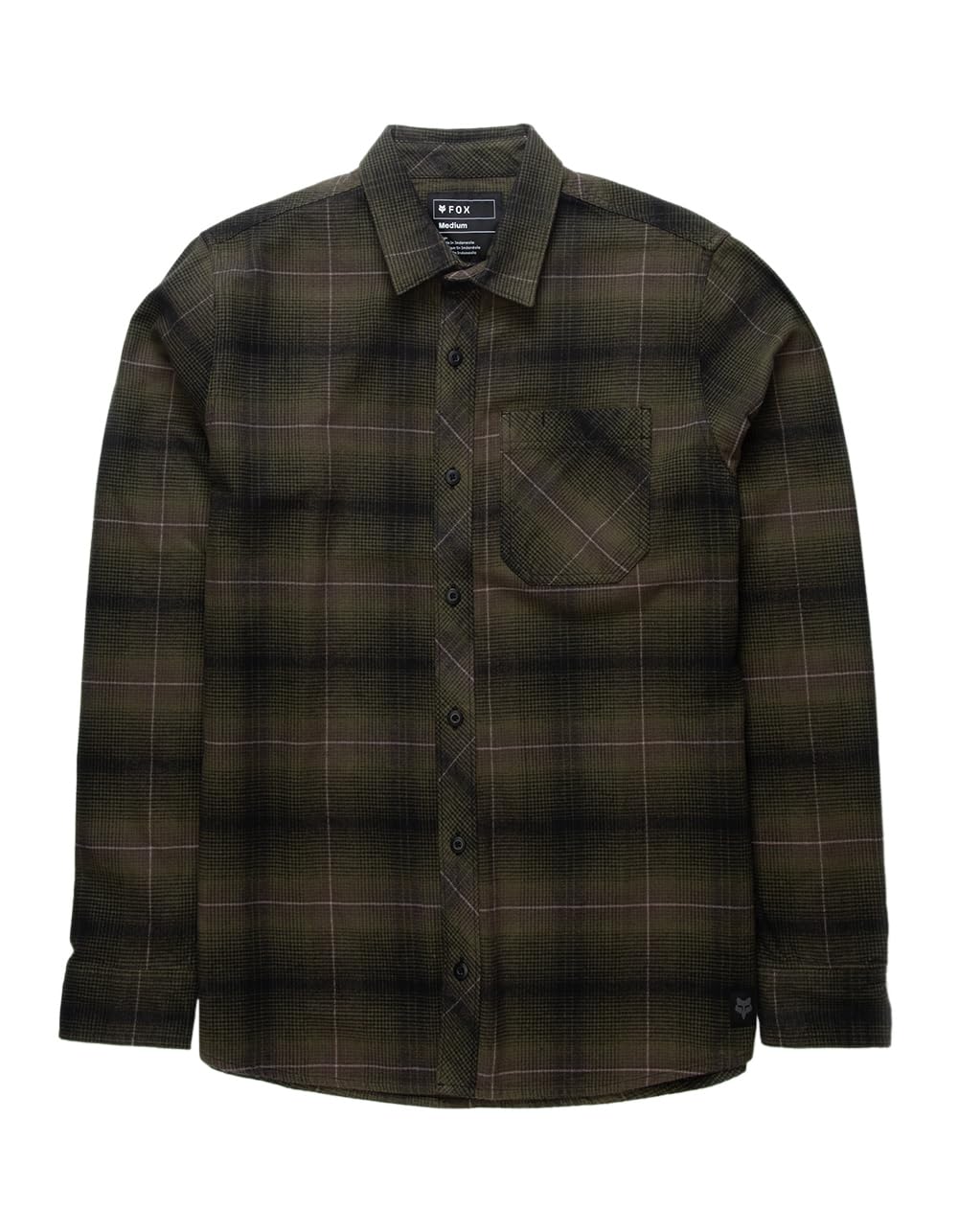 Fox 31739-0992X SOURCE FLANNEL Olive Green 2X