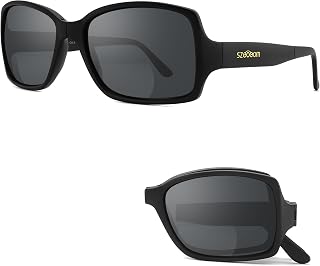 articulo Gafas de Sol Bifocales con Lentes de Lectura Integradas-Montura Plegable TR90 Irrompible Protección UV400 Diseño Envolvente para Hombres y Mujeres Libre y Portátiles