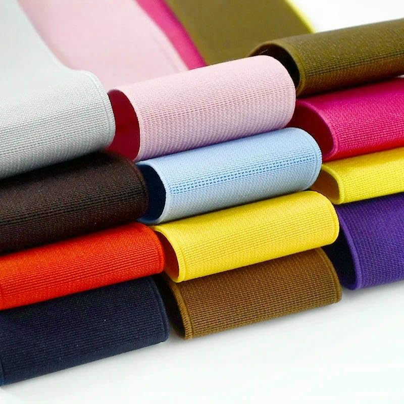 Bandas elásticas de costura de 1 a 4 metros y 10 cm para cintura, correas de goma, correas para mochilas, pantalones, cintas elásticas, accesorios para prendas de bricolaje, azul marino, 10 cm, 4 me