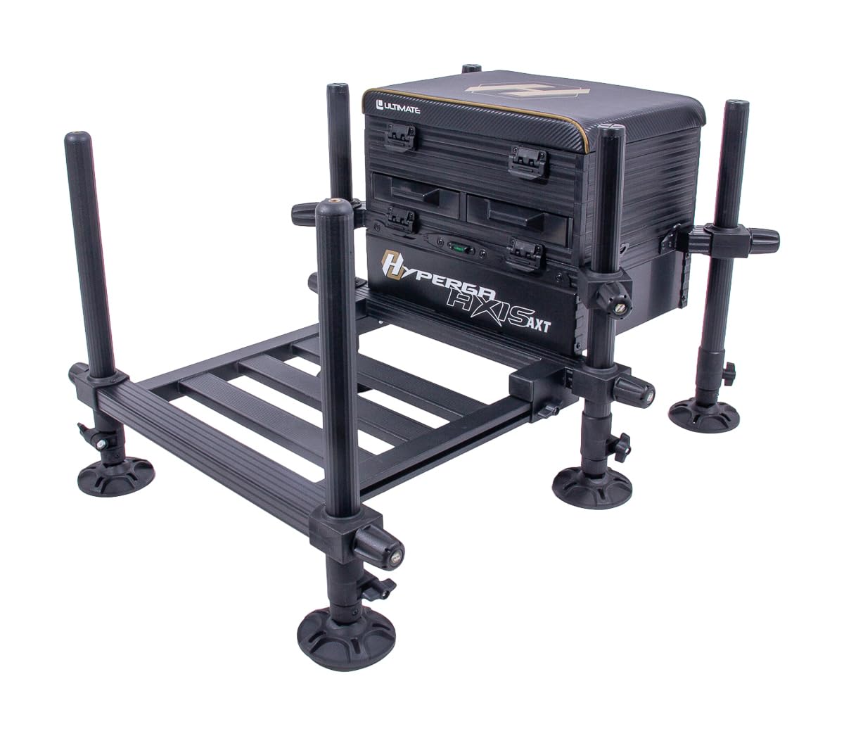 Ultimate Hyperga Axis AXT Seatbox (Incl. Footplate) - Fishing Platform