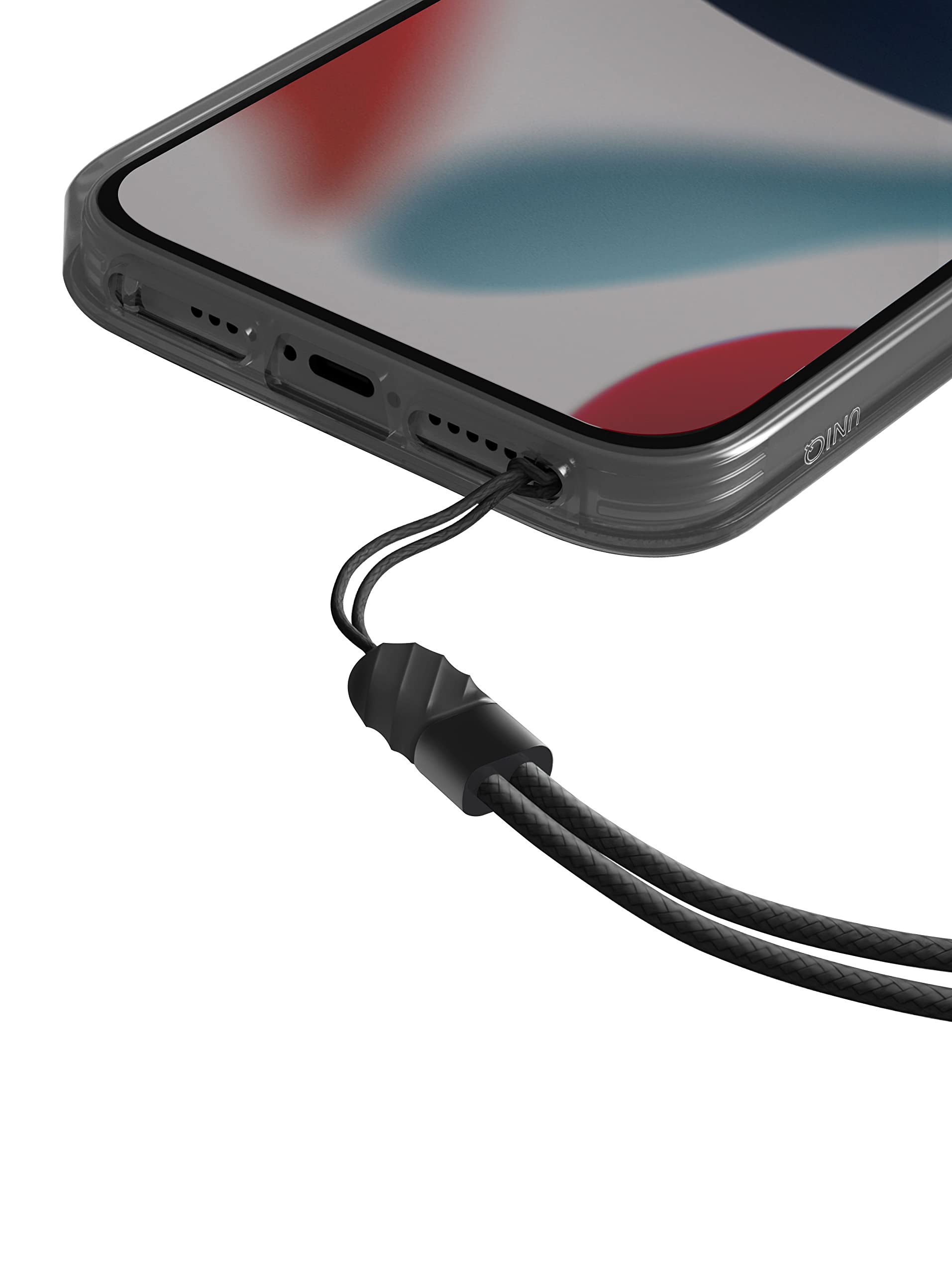 Custodia UNIQ HELDRO Per IPhone 12/12 Pro Con Cinturino E Cordino, Antishock 3m, Proprietà Antimicrobiche, Colore Girete