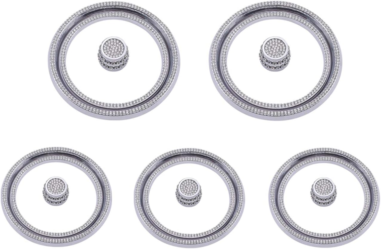 Car Bling Interior Accessories for Mercedes Benz C300 W205 GLC300 2015-2021 Air Conditioner Vent Outlet Rhinestone Decals 15pcs