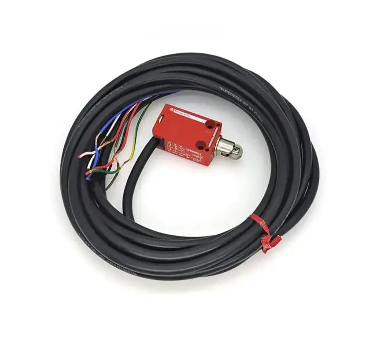 XCSM3902L5 安全ドアスイッチ 金属ローラー トラベルリミットスイッチ 防水・耐油 5メートルケーブル付き
