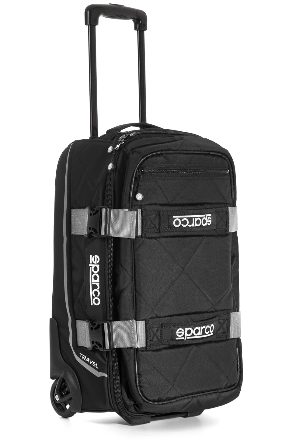 Sparco Black/Silver Travel Bag