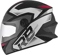 CAPACETE FECHADO PRO TORK R8 PRO FOSCO PRETO - VERMELHO TAM. 60