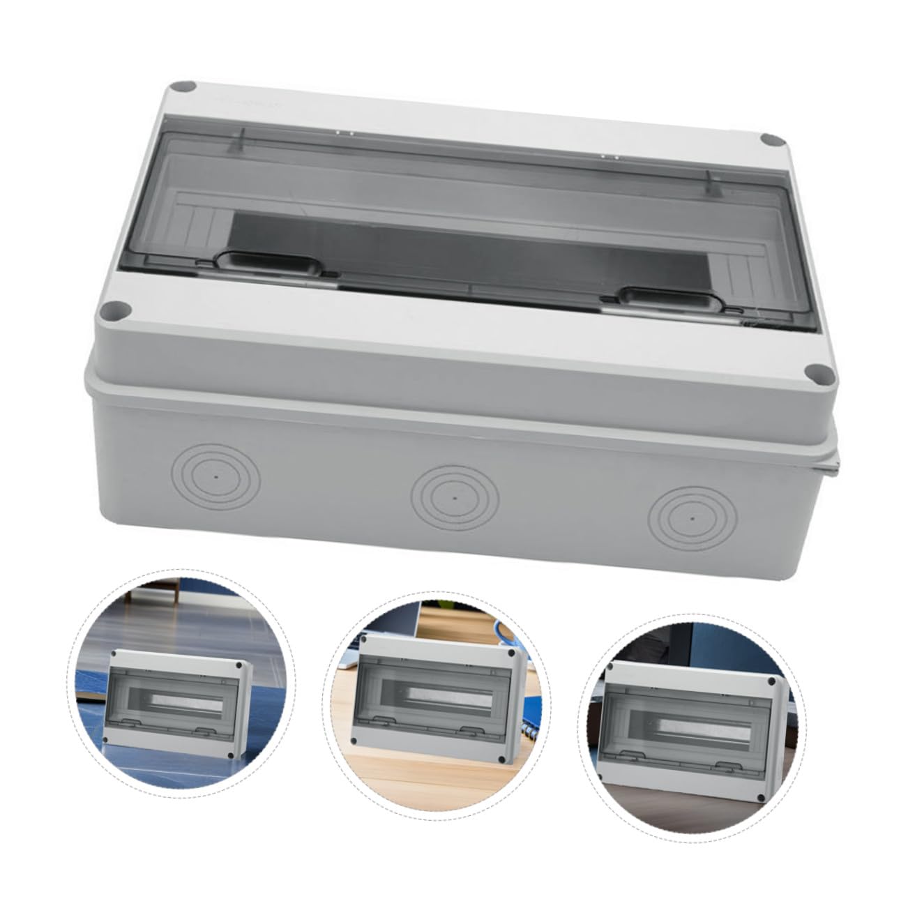 Beavorty Scatola Elettrica Esterna in Plastica Resistente alle Intemperie Scatola di Protezione Dell’interruttore Automatico Ip65 per Uso Domestico e Installazioni Esterne