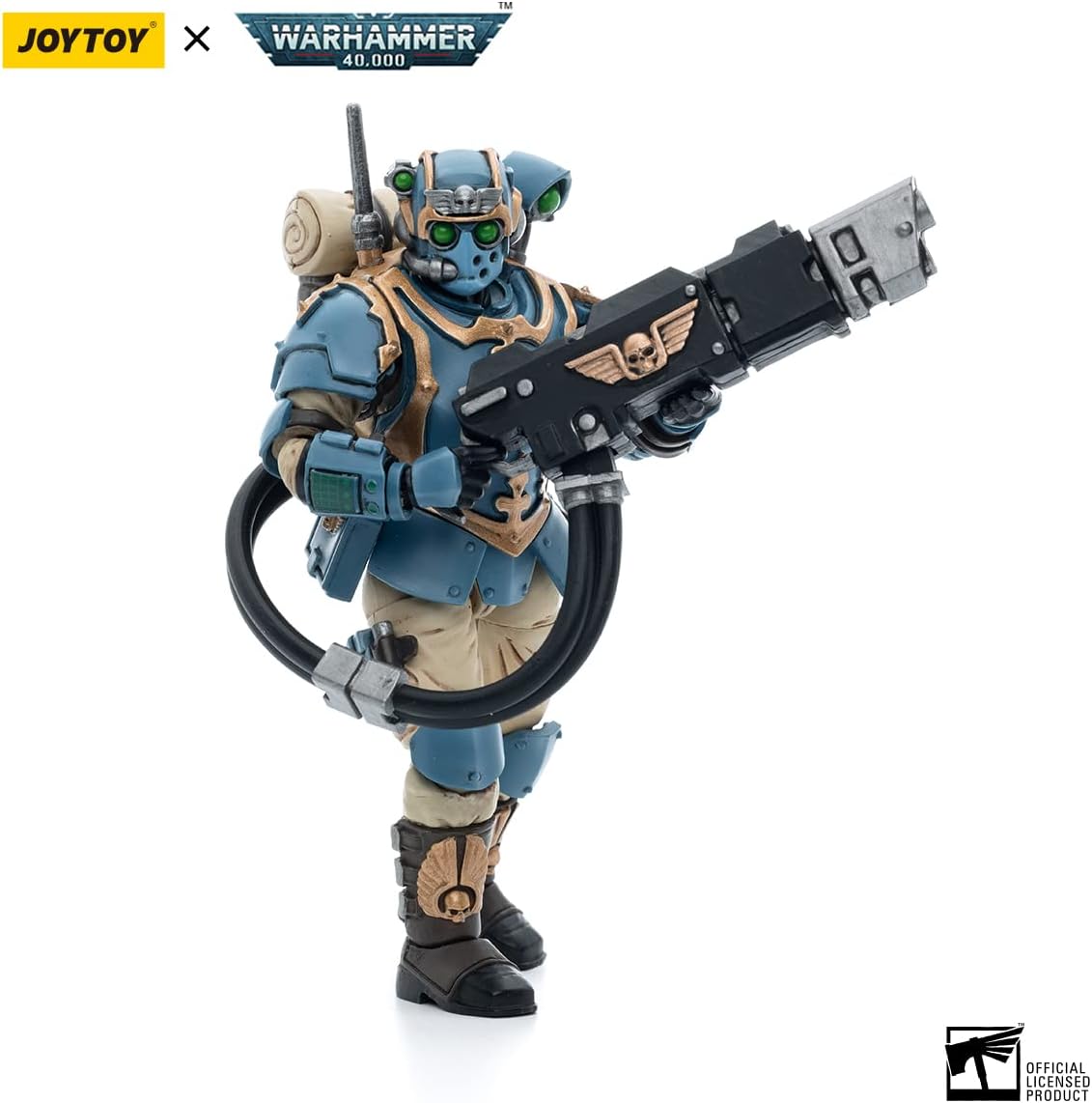 JoyToy Warhammer 40K: Astra Militarum Tempestus Scions Squad 55th Kappic Eagles Volley Gunner 1:18 Scale Figure