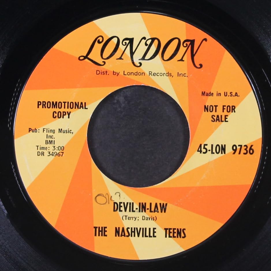 NASHVILLE TEENS find my way back home LONDON 45