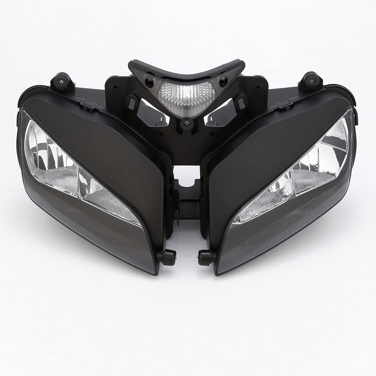 AMR Racing UTV Headlight Eye Graphics Decal Cover Compatible with Kawasaki Teryx 10-14 - Eclipse Yellow