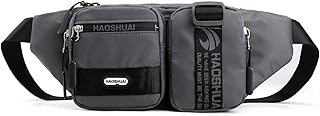 FANDARE Leggero Zaino Monospalla Marsupio all'aperto Sling Bag Sport Borsa a tracolla Uomo Borsello a tracolla Borsa a Spalla per Trekking Ciclismo Viaggio Durevole Nylon Grigio