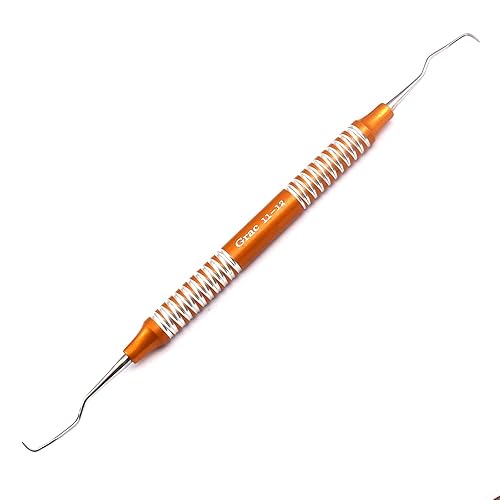 Miniatura 7 de Gracey - Juego de 7 Curetas huecas con mango periodontal, raspadores dentales de color