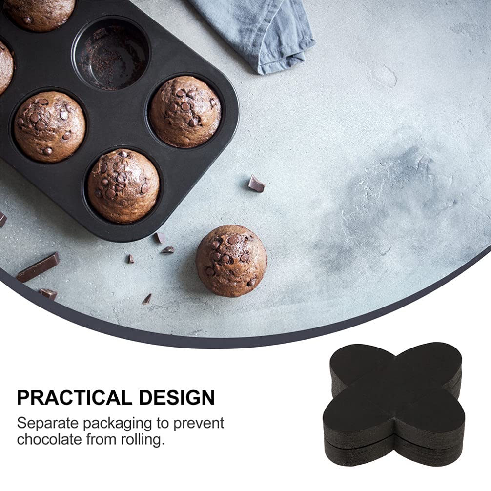 200 pirottini di carta kraft per cioccolatini, caramelle, cupcake, muffin, pirottini per torte, cupcake, matrimoni, compleanni, baby shower, feste, caffè bianco (colore: nero)