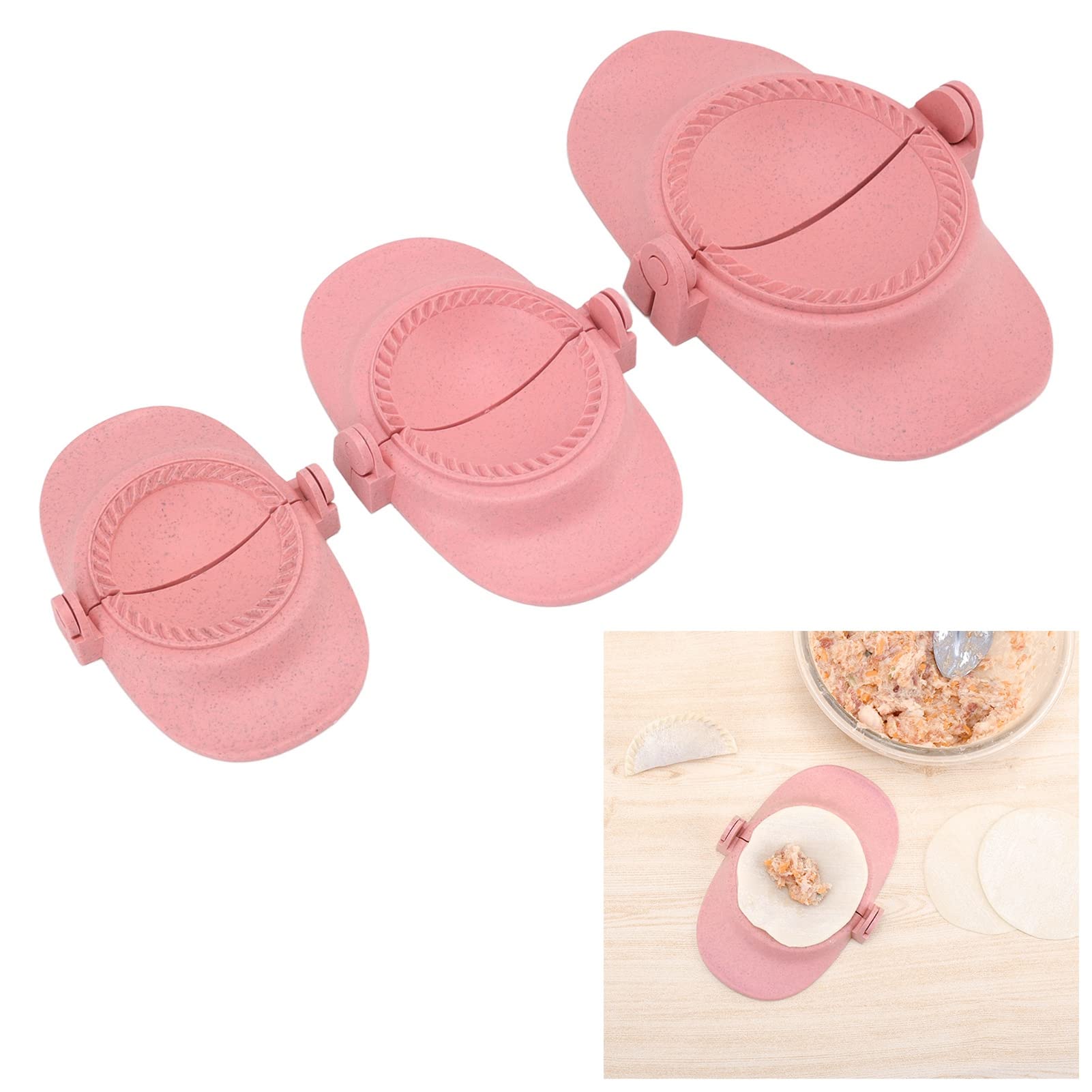 Dumpling Maker Set of 3, Manual Dumpling Maker Press, Household Manual Dumpling Maker Mould