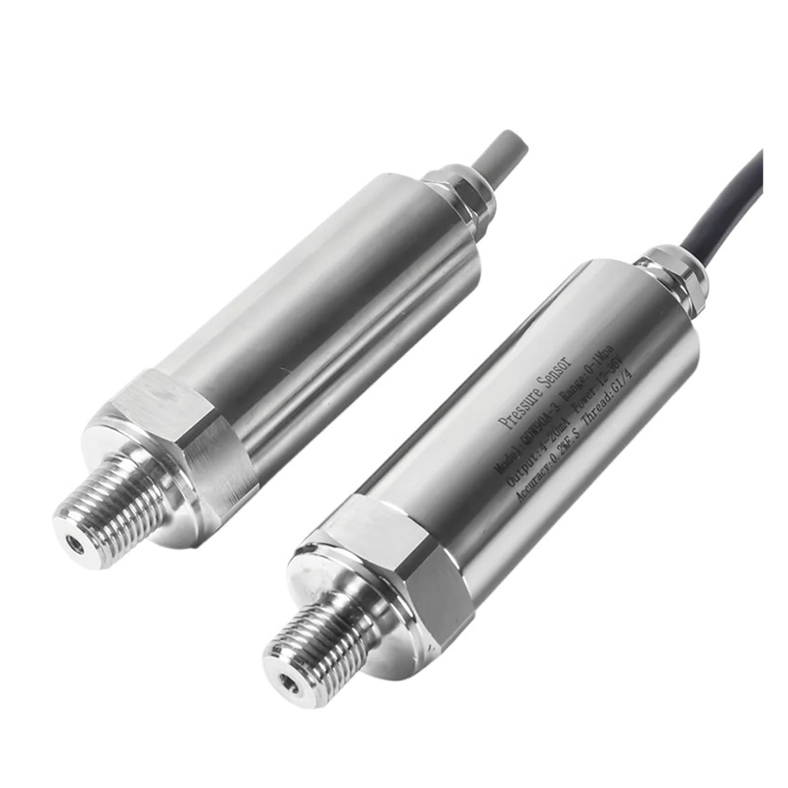 PEQYUACTE RS485 Modbus 0-50bar 160bar 200bar 300bar Pressure Transmitter G1/4 transducer Pressure Pressure Sensor QDX50A(Rs485,0-40Mpa)