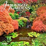 Japanese Gardens | 2025 12 x 24 Inch Monthly Square Wall Calendar | Plastic-Free | Brush Dance | Gardening Outdoor Home Country Nature