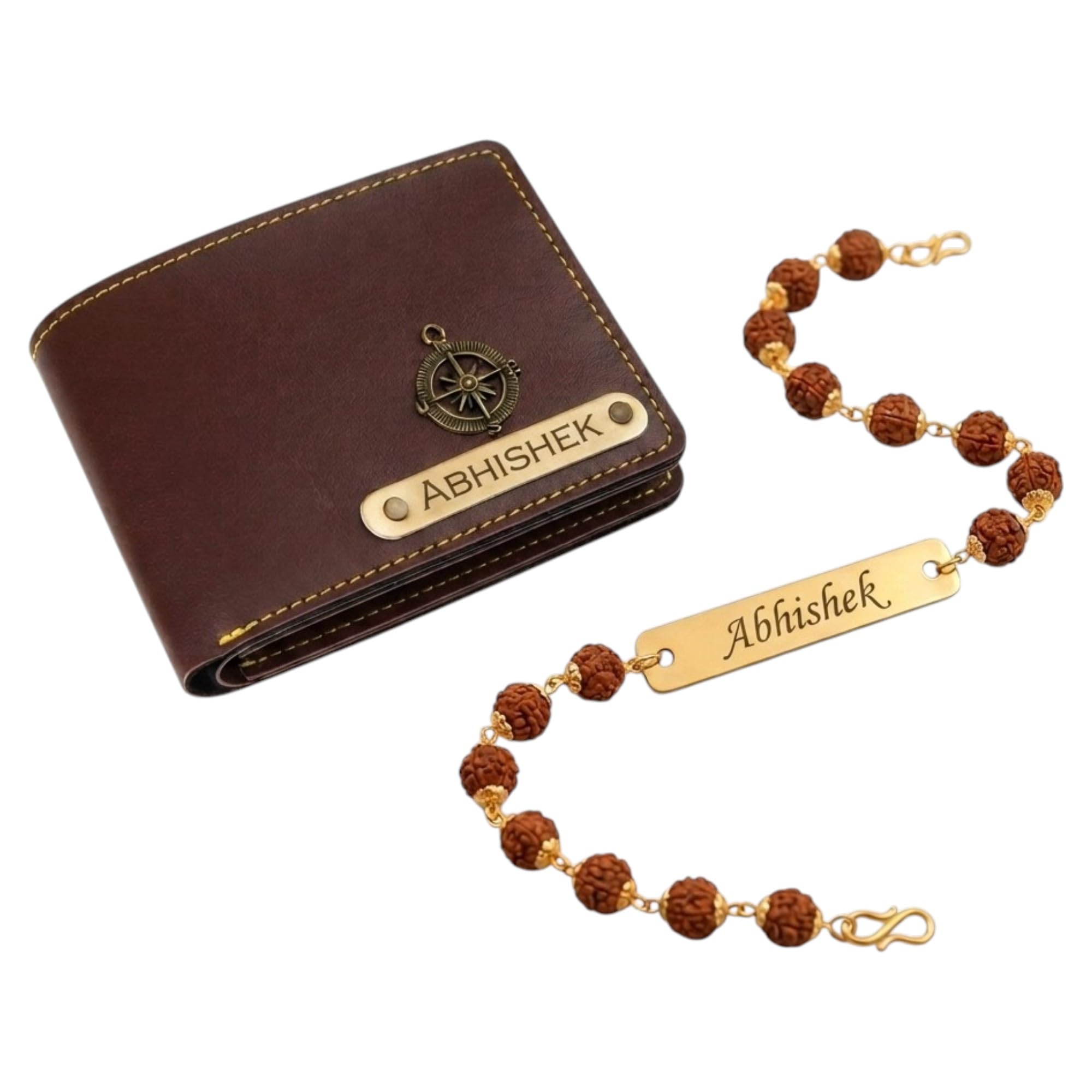 Rakhi Gift for Brother | Customized Wallet for Men with Name | Personalized Wallet Combo with Rakhi | Gift for Husband, Boyfriend, Brother | Raksha Bandhan Gift-image-17