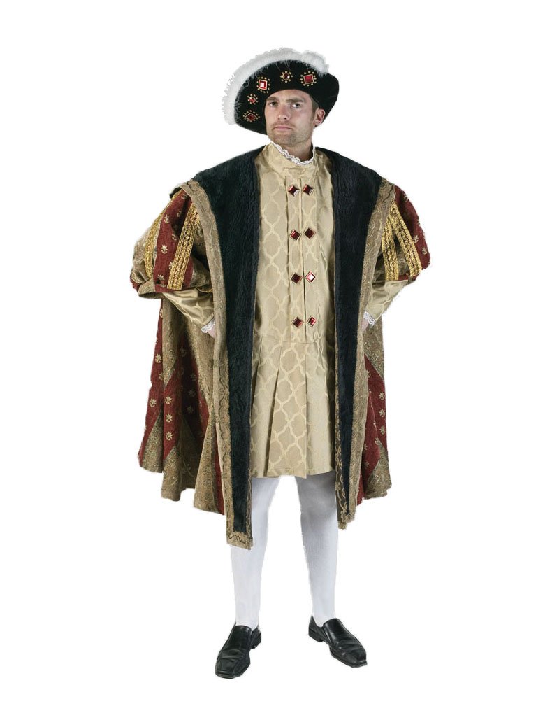 Mens 16th Century King Henry Theater Costume