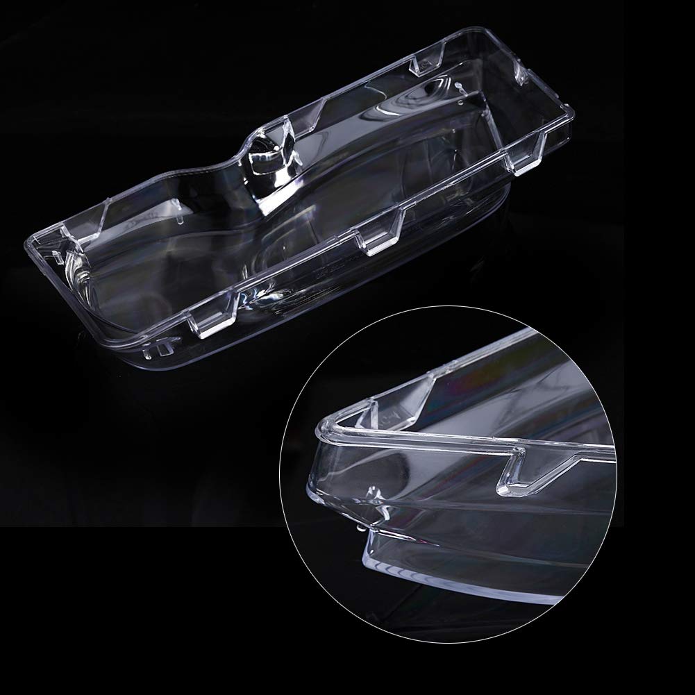 Lenti per Faro - 2 Pezzi Copriobiettivo Trasparente per Faro per Auto BM-W Serie 3 E46 01-05 Facelift 63126924043 63126924044