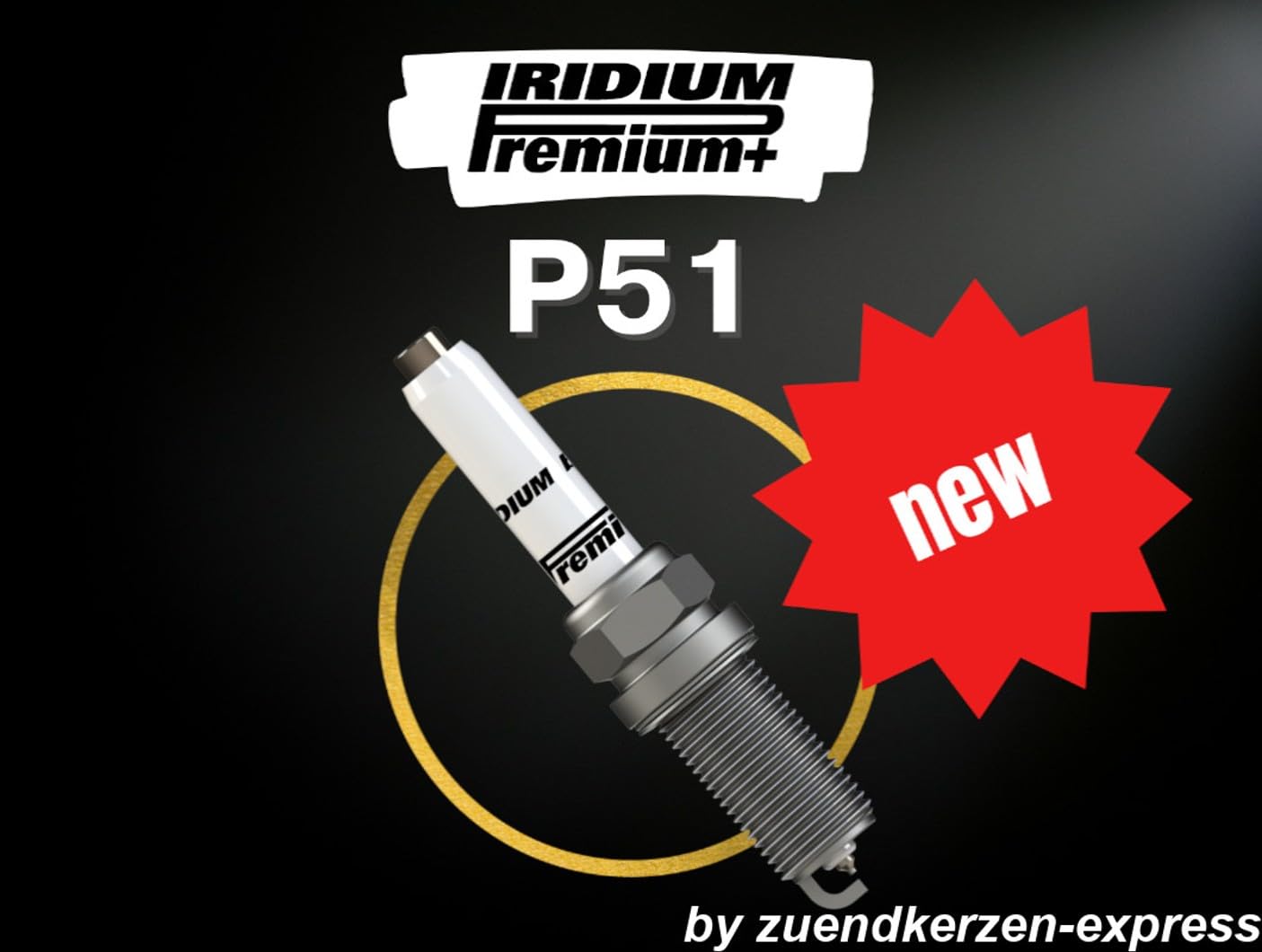 BRISK Iridium Premium+ Plus P51 EEX14BYIR 2160 - Set di 4 candele