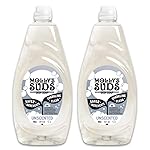 Molly\'s Suds Liquid Dish Soap | Clean, Simple Ingredients | Extra Scrubbing Power | Unscented, 24 oz - 2 Pack