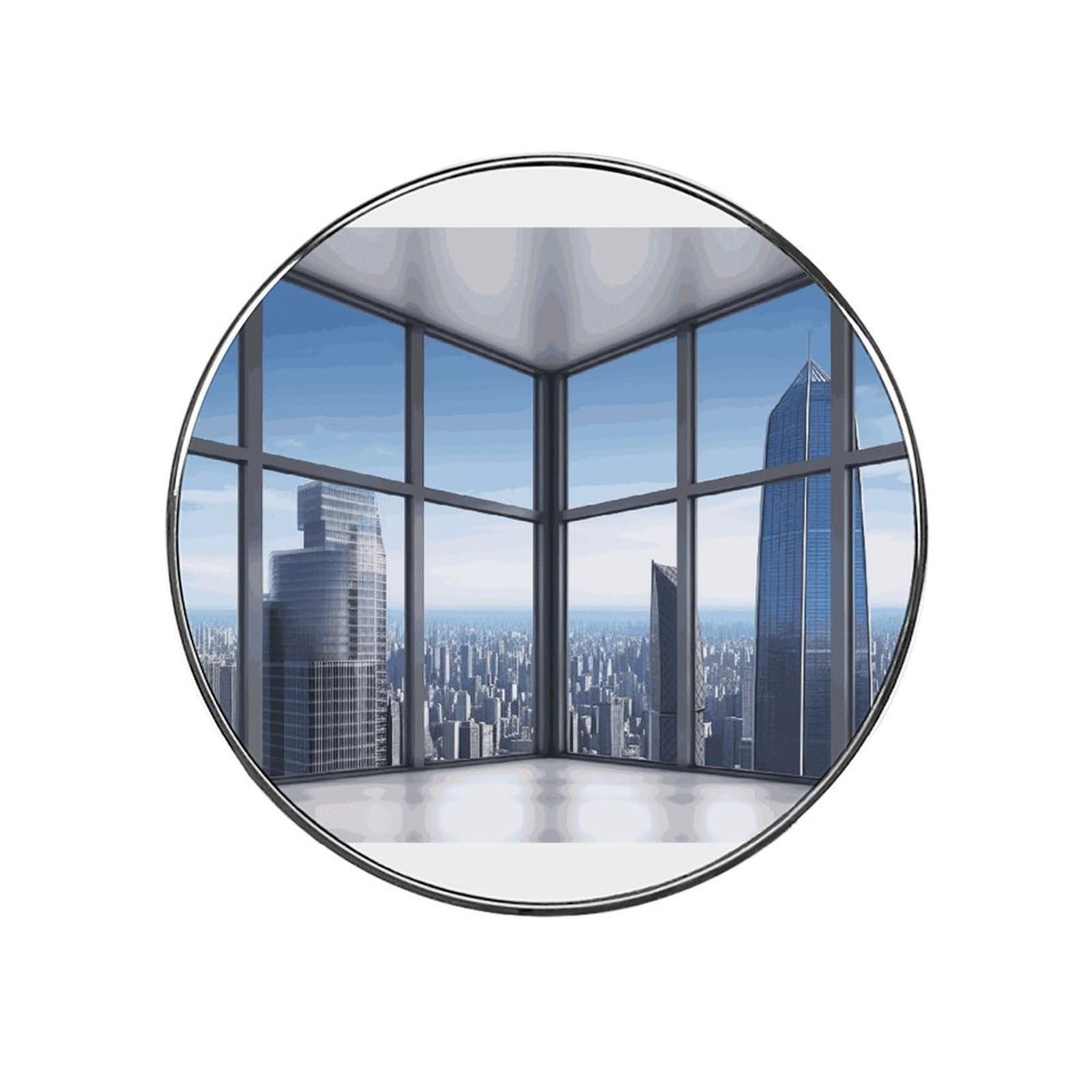 Adfgyerh Style Skyscraper Buildings Refrigerator Magnets Circular Design，Stickers Home Decorations，Fridge Magnets For Fridge Plant Lovers Kitchen Office Locker Whiteboard Car Garage Decor.