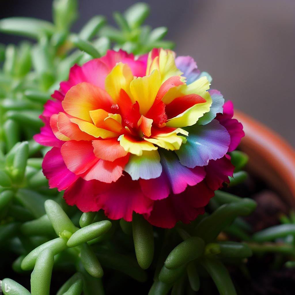 50+ Seeds- Rainbow Portulaca Flower Seeds For Home Garden - Easy To Grow & Care (B0CGVSSGZ6) Amazon Price History, Amazon Price Tracker