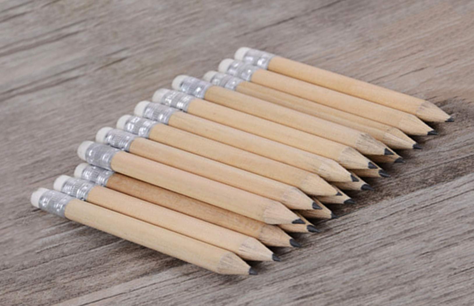 Set mit 400 Mini-Stiften (Typ 3: 10 cm, mit Radiergummi, im Karton)