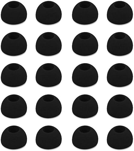 Zotech 20 almohadillas de repuesto de silicona (negro) (grande)