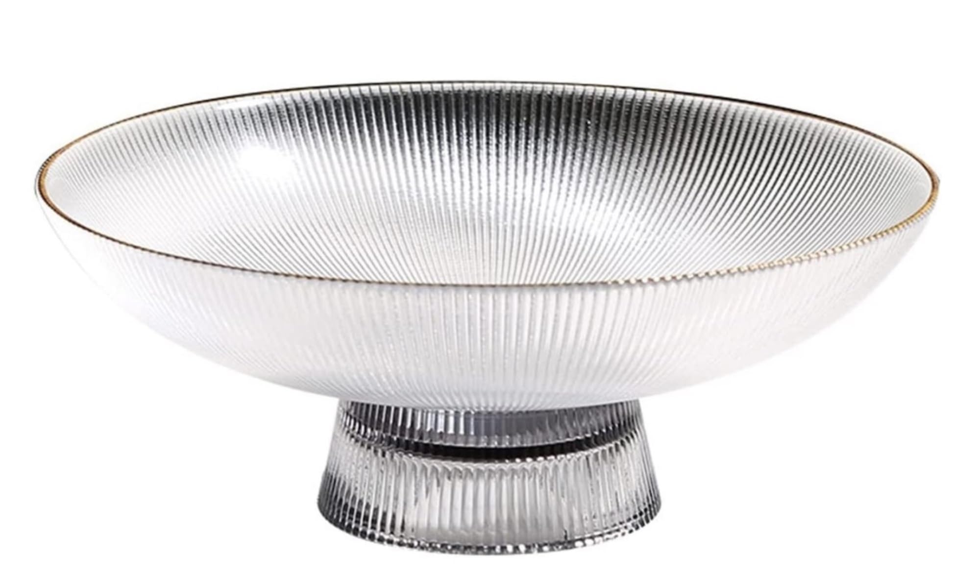 ZTCHSENZT Fruit Bowls Glass Fruit Bowl Furniture Living Room Decoration Table Candy Dish Fruit Plate Creative Transparent Fruit Plate Vegetable