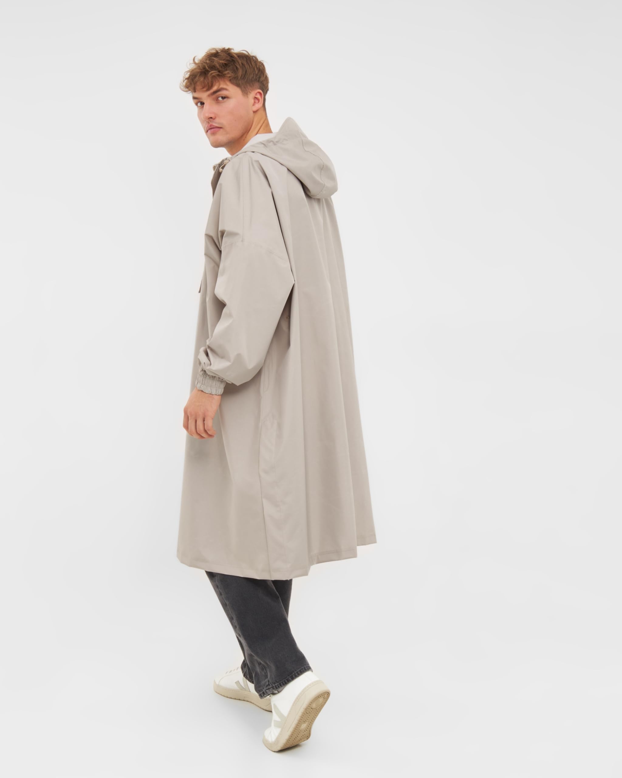 LARKSON Poncho de Pluie Femmes Hommes - Lykke - Imperméable Unisexe pour Vélo Outdoor Festival - 10.000mm Colonne d'Eau - Veste de Pluie Étanche avec Capuche & Coutures Soudées