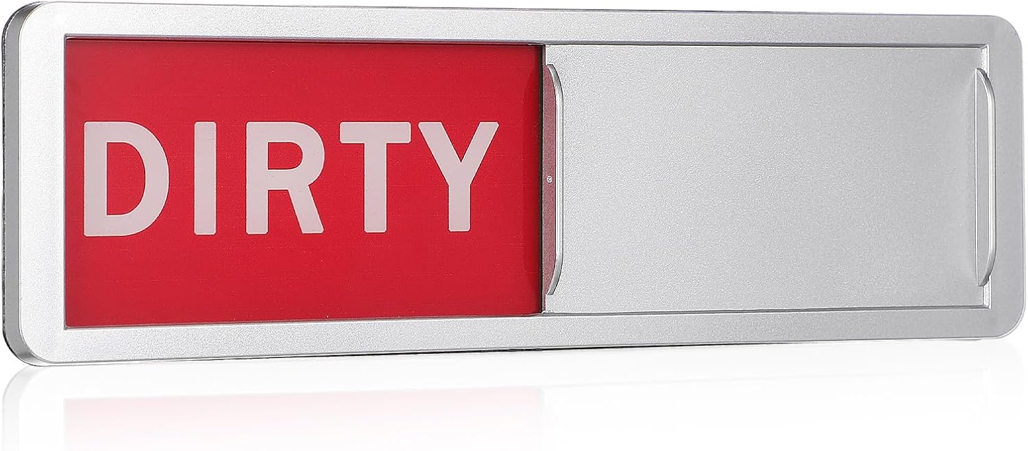 NUOBESTY Dishwasher Sign, 1pc Dishwasher Clean Dirty