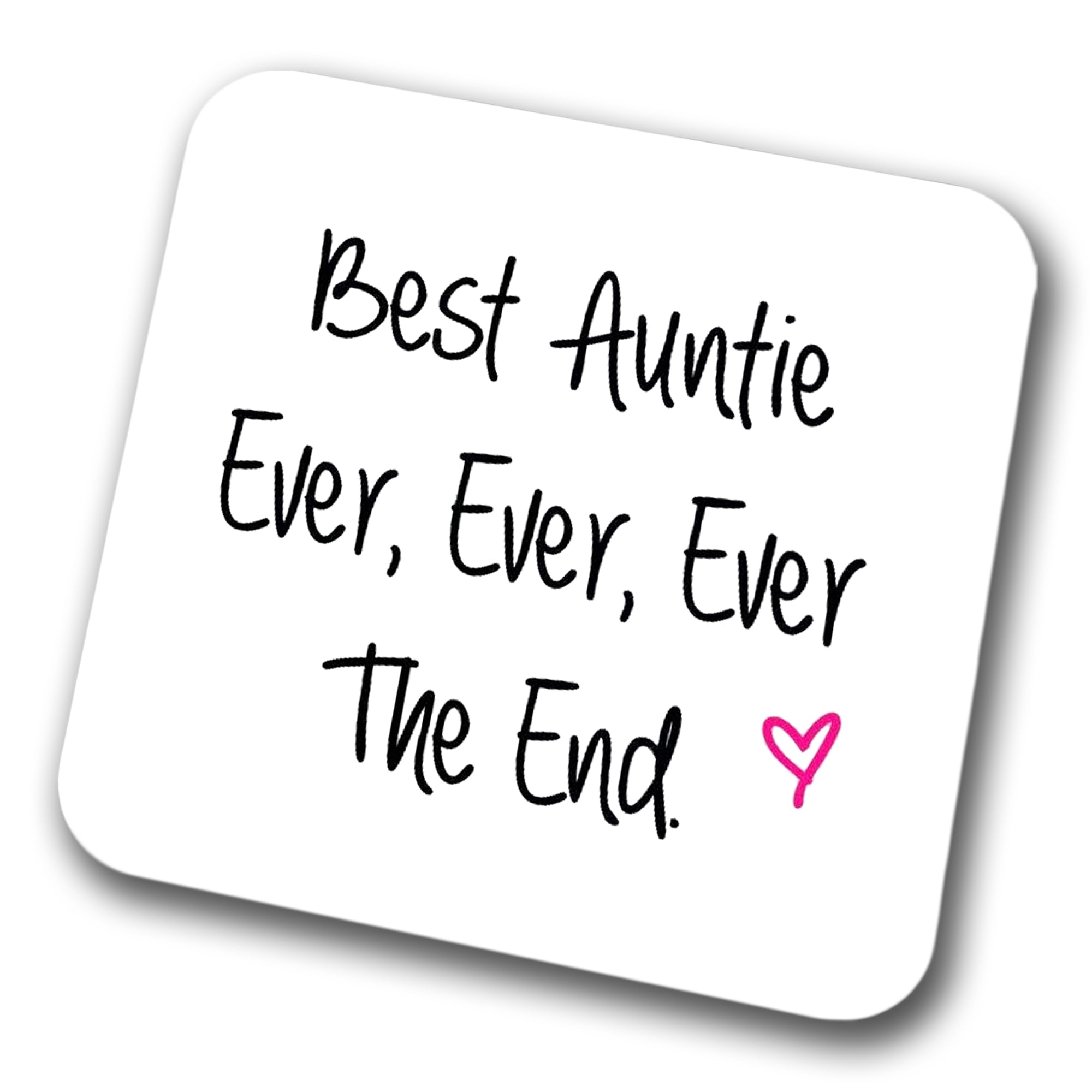 Faithful Prints Boys Best Auntie Ever The End Coaster