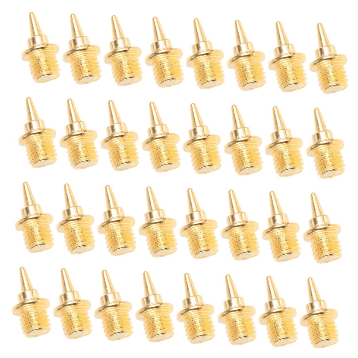 NAMOARLY Jump Spikes for Track Shoes 48pcs Metal Track Spikes Aluminum Alloy for Field and Competitions Easy Install/Remove