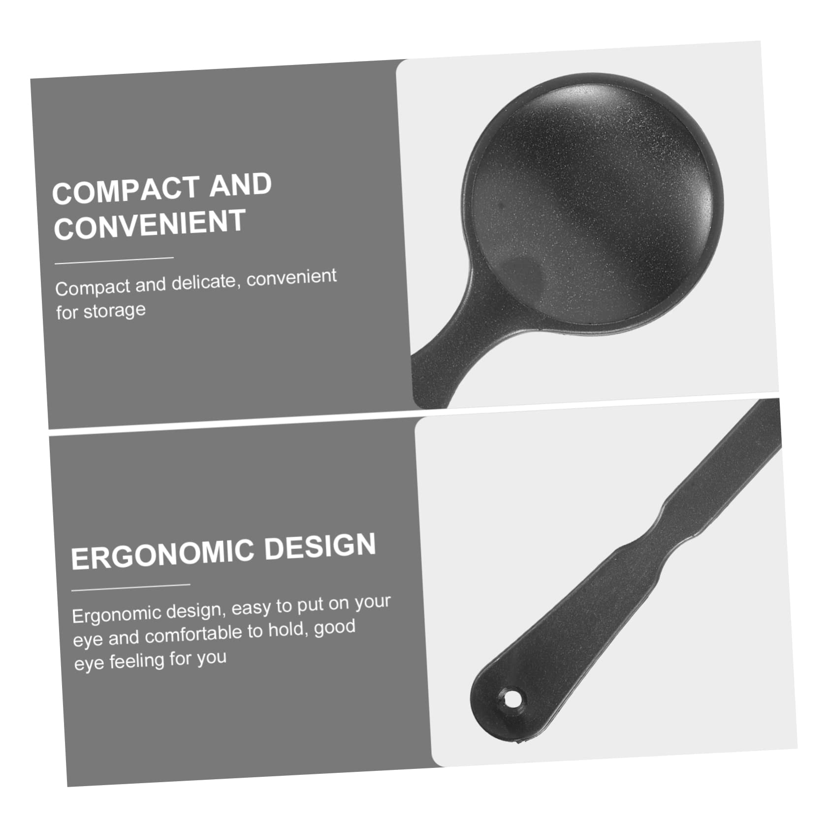 Ipetboom Practical Visual Covers 3pcs Plastic Eye Occluder for Exam Test and Vision Board