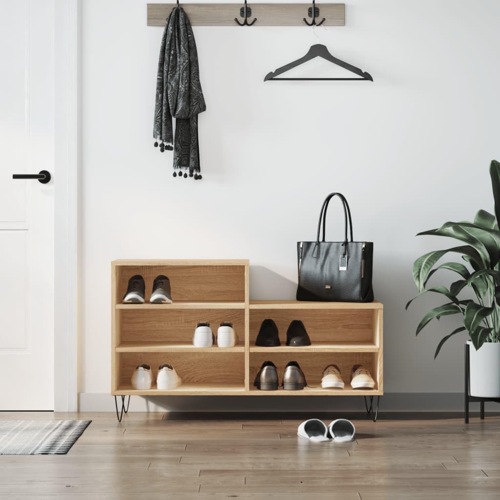 Wit hoogglans schoenenrek organizer kast voor entree hal 75 x 35 x 45 cm, houtmateriaal met veel opbergruimte, modern en functioneel ontwerp