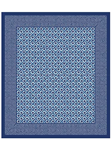 Image of LIVING ROOTS Jaipuri Hand Block Print King Cotton Bedsheet 86 * 104 inches (7 * 8.5 feet) with 2 Pillow Cover | 210 TC | Rich Fast Colour with No Colour Bleeding | (048-A)