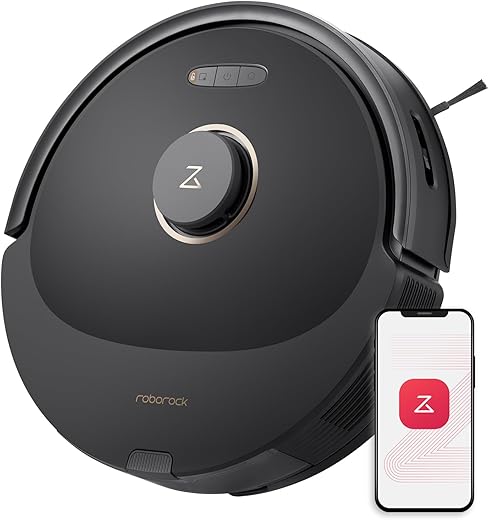 Roborock Q8 Max Robot Vacuum And Mop Cleaner, Duoroller Brush, 5500Pa Strong...