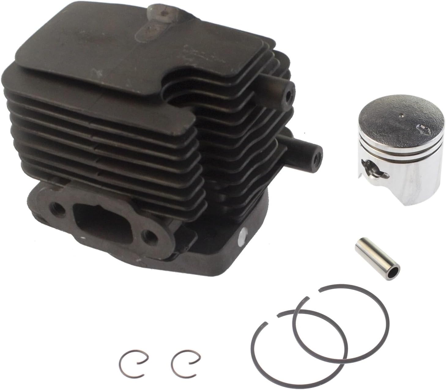 Cylinder Piston Kit 34mm Compatible With Zenoah G26N G26LS G26LH 24.5cc 2 Stroke Pole Saw Sprayer